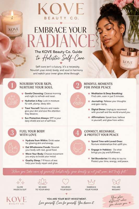 Embrace Your Radiance: The KOVE Beauty Co. Guide to Holistic Self-Care